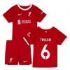 Virallinen Fanipaita + Shortsit Liverpool 2023-24 Thiago 6 Kotipelipaita - Lasten